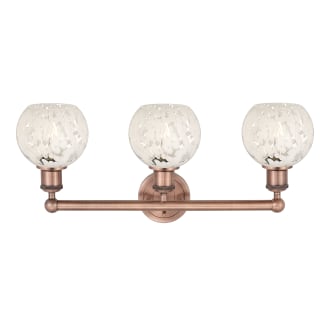 A thumbnail of the Innovations Lighting 616-3W 10 24 White Mouchette Vanity Alternate Image