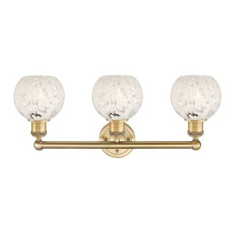 A thumbnail of the Innovations Lighting 616-3W 10 24 White Mouchette Vanity Alternate Image