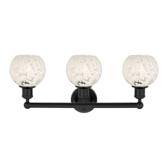 A thumbnail of the Innovations Lighting 616-3W 10 24 White Mouchette Vanity Alternate Image