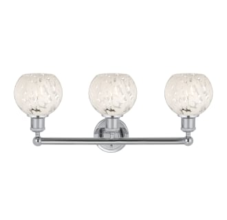 A thumbnail of the Innovations Lighting 616-3W 10 24 White Mouchette Vanity Alternate Image