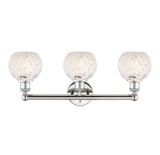 A thumbnail of the Innovations Lighting 616-3W 10 24 White Mouchette Vanity Alternate Image