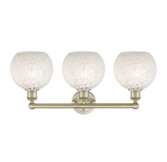 A thumbnail of the Innovations Lighting 616-3W 12 26 White Mouchette Vanity Alternate Image