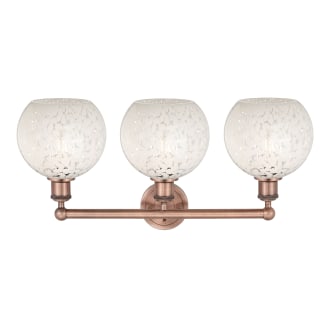 A thumbnail of the Innovations Lighting 616-3W 12 26 White Mouchette Vanity Alternate Image