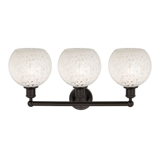 A thumbnail of the Innovations Lighting 616-3W 12 26 White Mouchette Vanity Alternate Image