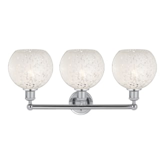 A thumbnail of the Innovations Lighting 616-3W 12 26 White Mouchette Vanity Alternate Image