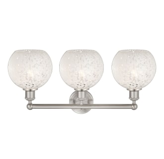 A thumbnail of the Innovations Lighting 616-3W 12 26 White Mouchette Vanity Alternate Image