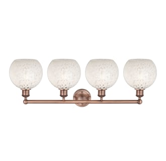 A thumbnail of the Innovations Lighting 616-4W 12 35 White Mouchette Vanity Alternate Image