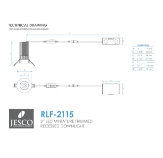A thumbnail of the Jesco Lighting RLF-2115-SW5-38D Alternate Image