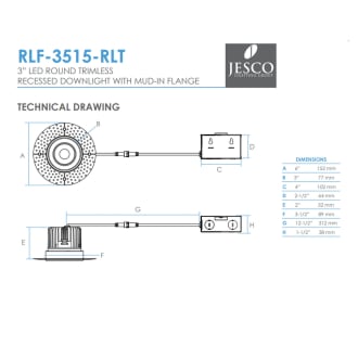 A thumbnail of the Jesco Lighting RLF-3515-RTL-SW5 Alternate Image