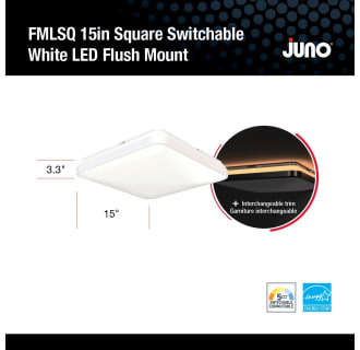 A thumbnail of the Juno Lighting FMLSQ 15IN SWW5 90CRI NL M4 Alternate Image