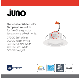 A thumbnail of the Juno Lighting RB4 SWW5 CP6 M2 Alternate Image