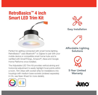 A thumbnail of the Juno Lighting RB4SC RGBW L/SKTWHIP M6 Alternate Image