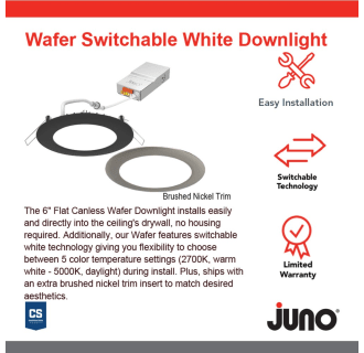 A thumbnail of the Juno Lighting WF6 SWW5 90CRI M6 Alternate Image