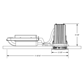 A thumbnail of the Juno Lighting 2LEDTRIM G2 DC 30K 90CRI FL Line Drawing