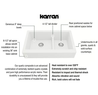 A thumbnail of the Karran USA QAR-760-PK1 Alternate Image
