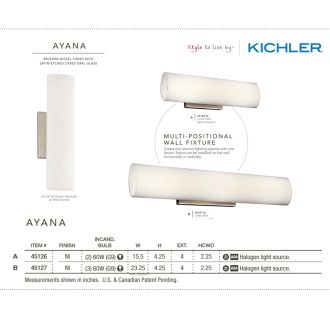 A thumbnail of the Kichler 45127 The Kichler Ayana Collection from the Kichler Catalog.
