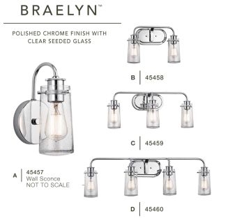 A thumbnail of the Kichler 45458 Braelyn Bath Collection in Chrome
