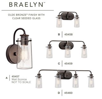 A thumbnail of the Kichler 45459 Braelyn Bath Collection in Olde Bronze