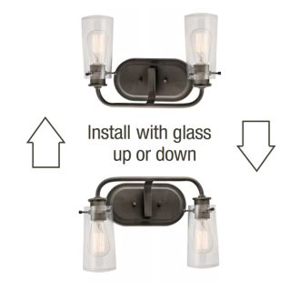 A thumbnail of the Kichler 45460 This fixture can be mounted with the glass facing up or down
