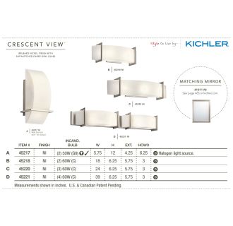 A thumbnail of the Kichler 45218 The Crescent View collection from the Kichler catalog.