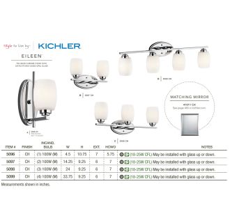 A thumbnail of the Kichler 5096 The Kichler Eileen Collection from the Kichler catalog.