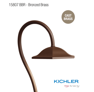A thumbnail of the Kichler 15807 Kichler 15807 Bronzed Brass Detail Image