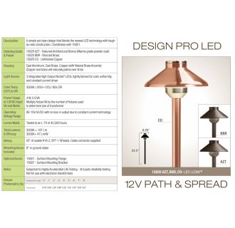 A thumbnail of the Kichler 15820 Kichler 15820 Design Pro LED Specifications