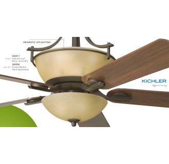 A thumbnail of the Kichler 300011 Shown in Olde Bronze with 380000 Light Kit