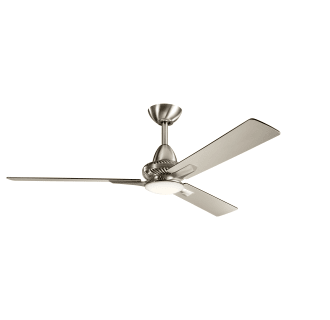 Kichler 300031BSS Kosmus 52'' Ceiling Fan with LED Lights & Remote Control Brushed Stainless Steel