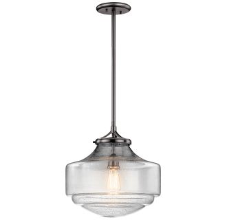 Kichler 43564SBR Shadow Brass Keller 1 Light Pendant - LightingDirect.com