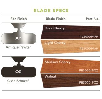 A thumbnail of the Kichler Bellamy Fan blades are reversible with different finishes
