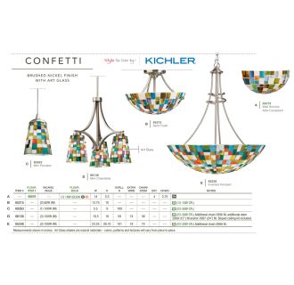 A thumbnail of the Kichler 65215 The Kichler Confetti Collection from the Kichler Catalog