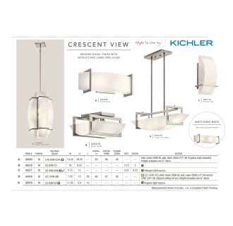 A thumbnail of the Kichler 42420 The Crescent View Collection from the Kichler Catalog