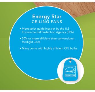 A thumbnail of the Kichler 339013 This fan meets Energy Star efficiency requirements.