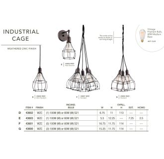 A thumbnail of the Kichler 43600 Industrial Cage Collection