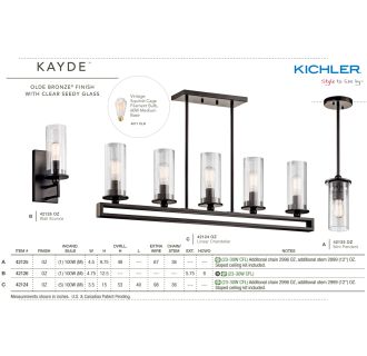 A thumbnail of the Kichler 42126 Kichler Kayde Collection