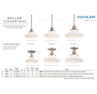 A thumbnail of the Kichler 42268 Kichler Keller Collection in Brushed Nickel