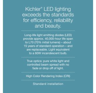 A thumbnail of the Kichler 9708LED About Kichler LED Outdoor Lighting