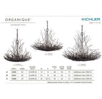 A thumbnail of the Kichler 42888 Kichler Organique Collection