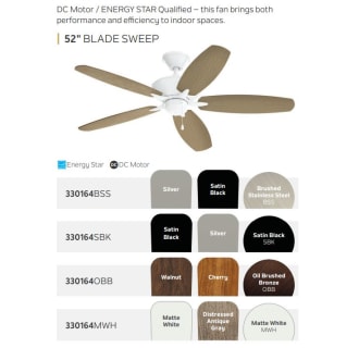 A thumbnail of the Kichler 330164 Kichler Renew Energy Star Ceiling Fan Blade Options