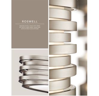 A thumbnail of the Kichler 43301 Kichler Roswell Close-Up in Brushed Nickel