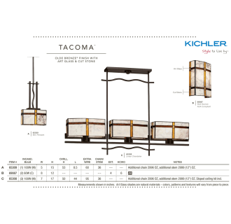 A thumbnail of the Kichler 65309 Kichler Tacoma Collection