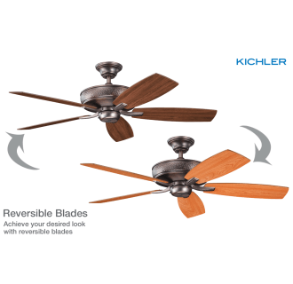 A thumbnail of the Kichler 339013 Oil Brushed Bronze Reversible Blades
