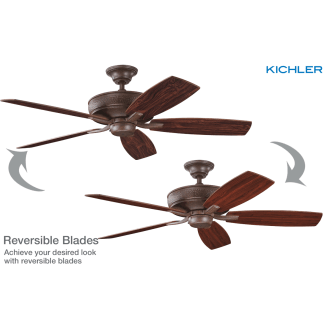 A thumbnail of the Kichler 339013 Tannery Bronze Reversible Blades