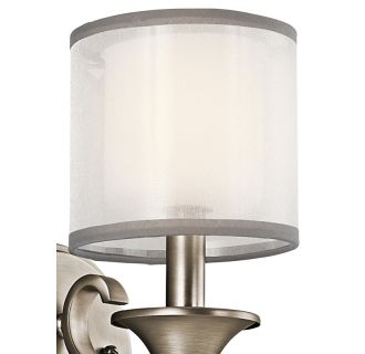 A thumbnail of the Kichler 42381 Antique Pewter with Light Umber Shade Detail