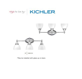 A thumbnail of the Kichler 5367 The Kichler Pocelona Collection can be installed with the glass up or down.