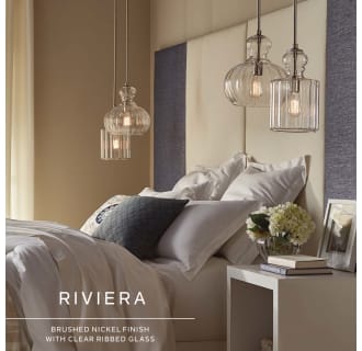 A thumbnail of the Kichler 43954 Riviera Pendants in Bedroom