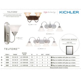 A thumbnail of the Kichler 5992 The Kichler Telford Collection from the Kichler Catalog.