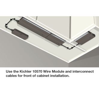 A thumbnail of the Kichler 1206827 Install at the front of cabinets with optional wire module