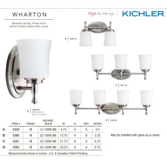 A thumbnail of the Kichler 5359 Kichler Wharton Collection